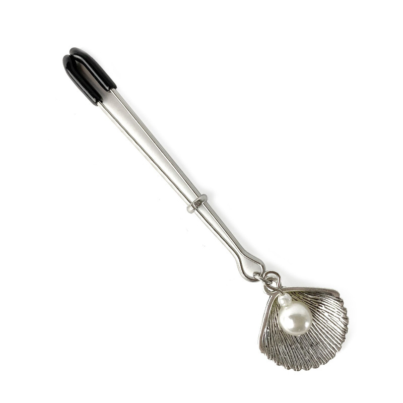 Зажим для клітора Art of Sex - Clit Clamp Silver Pearl