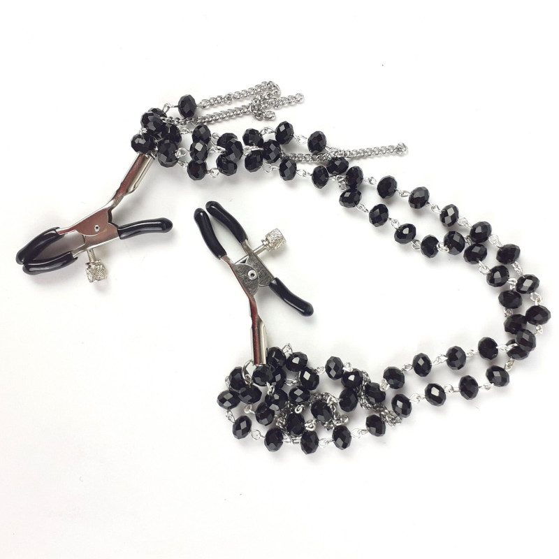 Зажими для сосків Art of Sex - Nipple clamps Sexy Jewelry Black