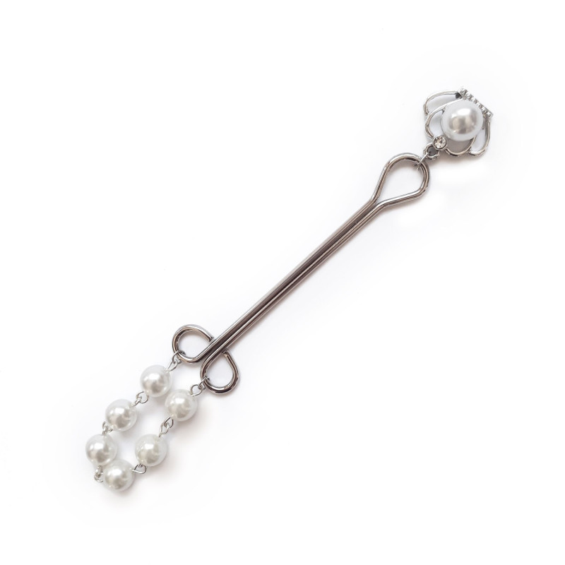 Зажим для клітора Art of Sex - Clit Clamp Royal Pearls