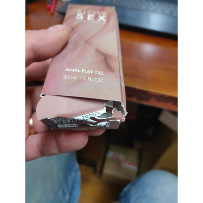 Анальний гель-змазка Bijoux Indiscrets Slow Sex Anal play gel (пом'яті паковання та тюбик)