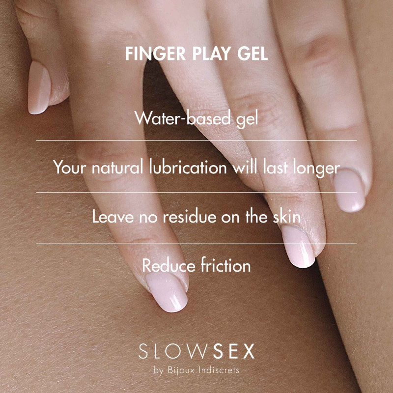 Гель-змазка для мастурбації Bijoux Indiscrets SLOW SEX - Finger play gel 30мл