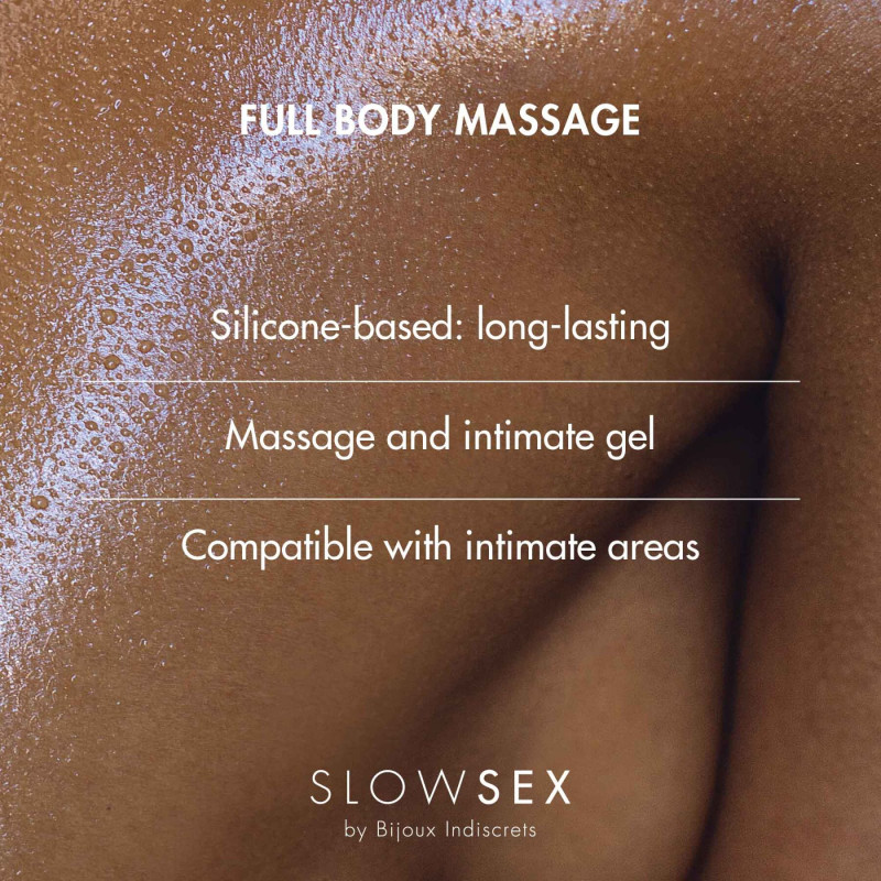 Силіконовий гель для масажу всього тіла Bijoux Indiscrets Slow Sex Full body massage 50 мл