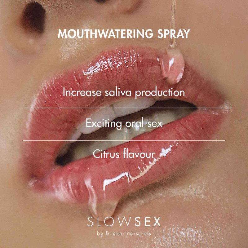 Спрей для посилення слиновиділення Bijoux Indiscrets Slow Sex Mouthwatering spray 13 мл