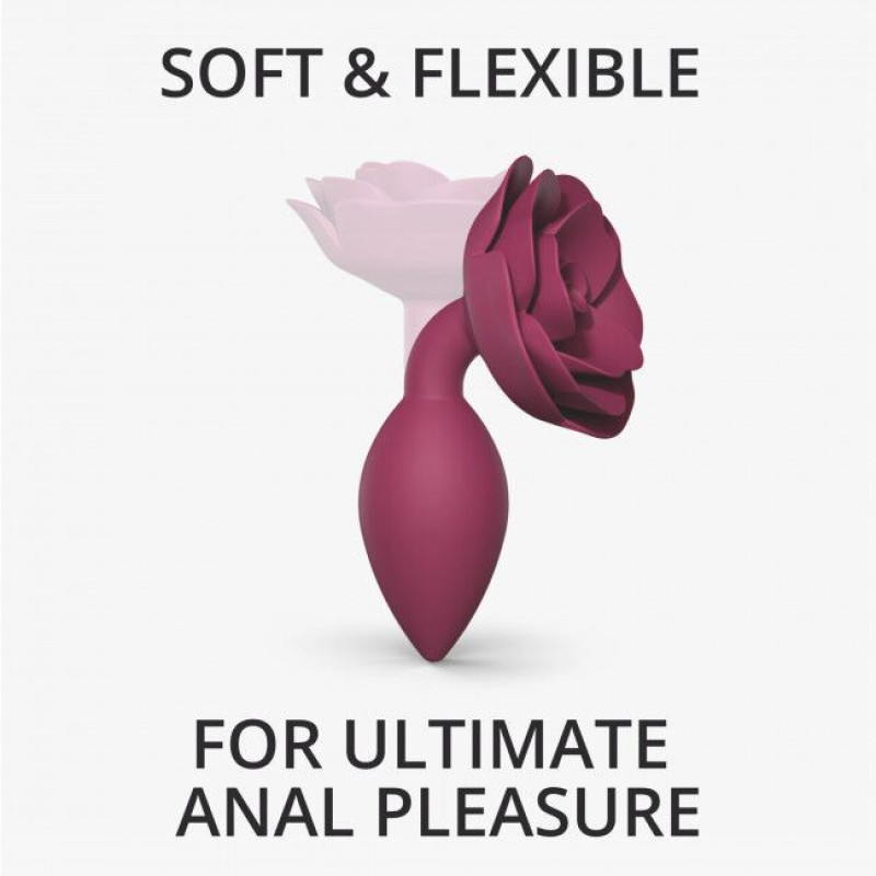 Анальна пробка Love To Love OPEN ROSES M SIZE - PLUM STAR (діаметр 3.4 см)