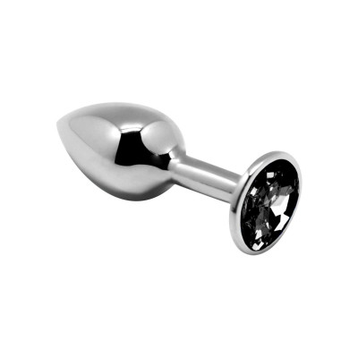 Анальна пробка Alive Mini Metal Butt Plug Black M Анальна пробка Alive Mini Metal Butt Plug Black M