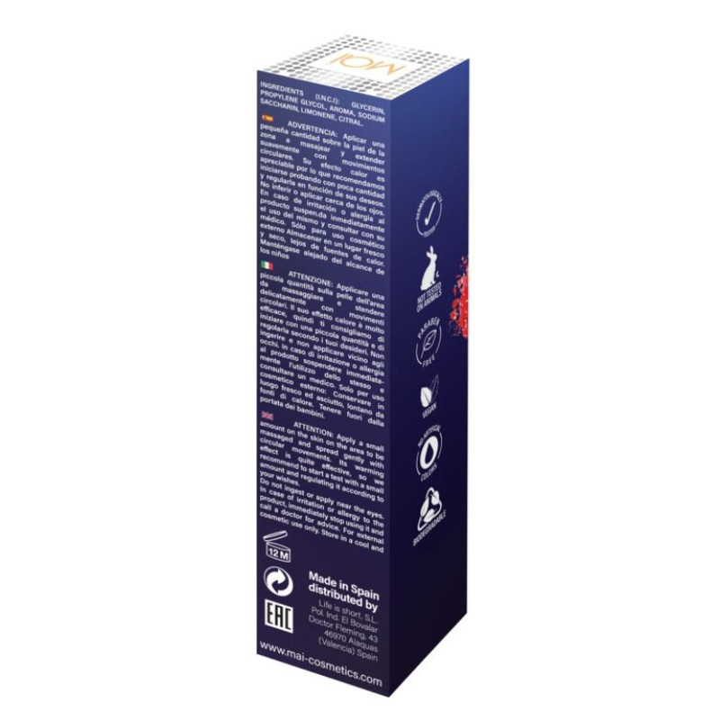 Масажна олія MAI ATTRACTION CHAMPAGNE STRAWBERRY (50 мл)