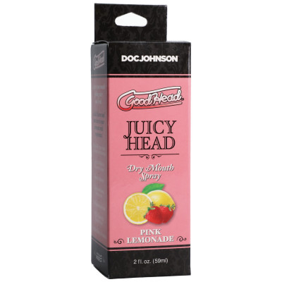 Оральний спрей Doc Johnson GoodHead - Juicy Head Dry Mouth - Рожевий Лимонад 59мл