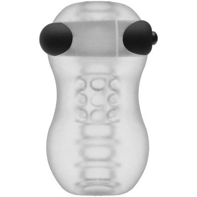 Мастурбатор Doc Johnson GoodHead - Vibrating Helping Head Pro - Frost Мастурбатор Doc Johnson GoodHead - Vibrating Helping Head Pro - Frost