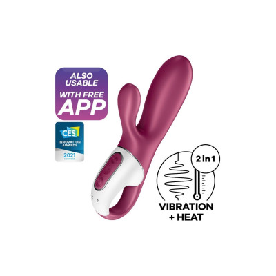 Смарт-вібратор кролик Satisfyer Hot Bunny, з підігрівом