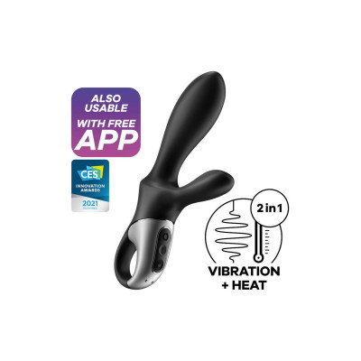 Універсальний Смарт-вібратор із підігрівом Satisfyer Heat Climax+ Універсальний Смарт-вібратор із підігрівом Satisfyer Heat Climax+