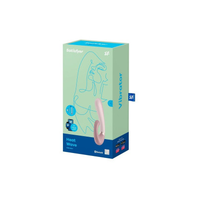 Смарт-вібратор кролик Satisfyer Heat Wave Mauve