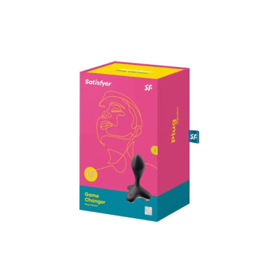 Анальна пробка з вібрацією Satisfyer Game Changer Black (діаметр 3.5 см)