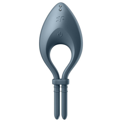 Ерекційне смарт-віброкільце ласо Satisfyer Bullseye Dark Blue (пошкоджене паковання)