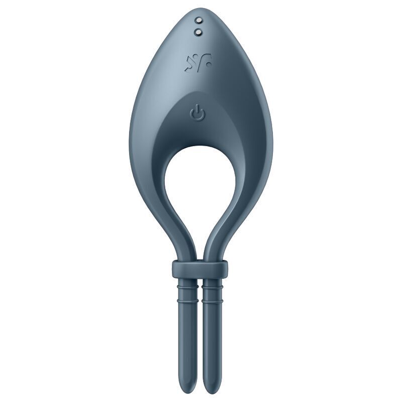 Ерекційне смарт-віброкільце ласо Satisfyer Bullseye Dark Blue (пошкоджене паковання)