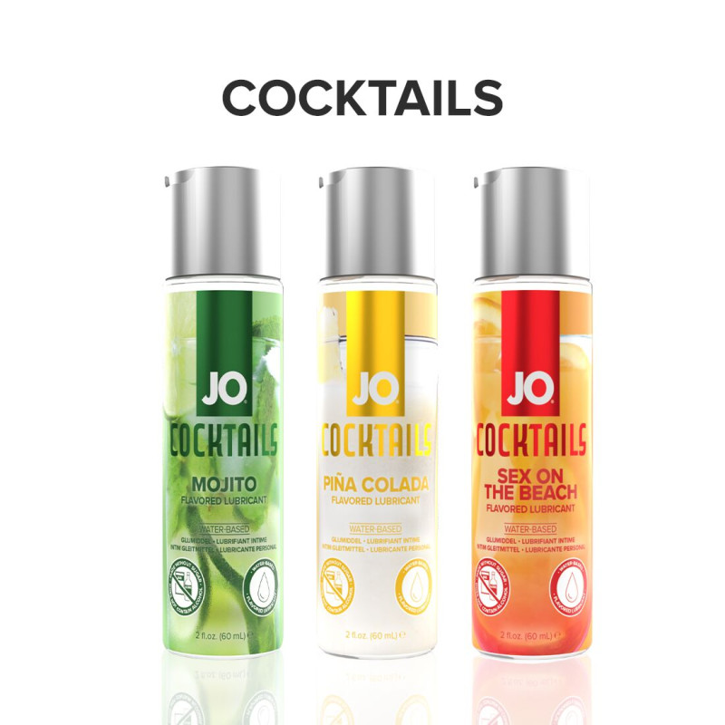 Їстівний лубрикант на водній основі JO Cocktails - Коктейль Мохіто (60 мл)