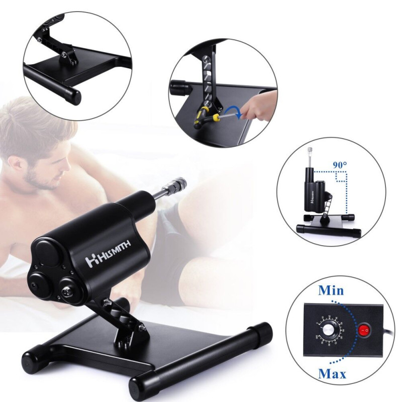 Смарт секс-машина Hismith AK-03 Sex Machine APP з фалоімітатором, особливо стійка, не вимагає збору