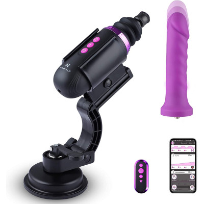 Міні секс-машина Hismith Mini Capsule Sex-Machine with Strong Suction APP