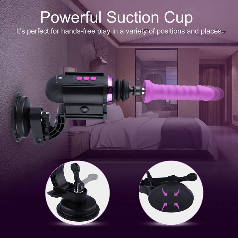 Міні секс-машина Hismith Mini Capsule Sex-Machine with Strong Suction APP, дуже потужна, пульт ДК