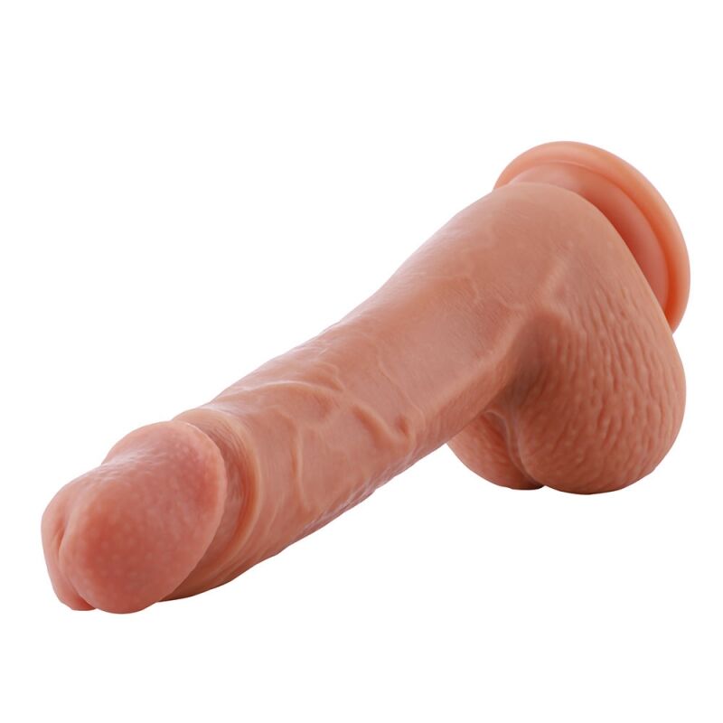 Ультрареалістичний фалоімітатор для секс-машин Hismith 8.3″ 2-layers Silicone Flesh Dildo, двошаровий