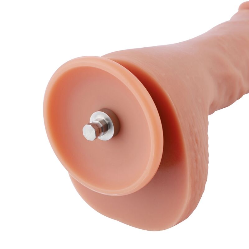Ультрареалістичний фалоімітатор для секс-машин Hismith 8.3″ 2-layers Silicone Flesh Dildo, двошаровий