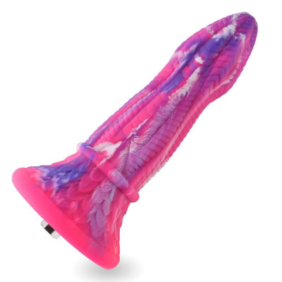 Фалоімітатор для секс-машин Hismith 10.3″ Silicone Monster Dildo Series, система кріплення KlicLok