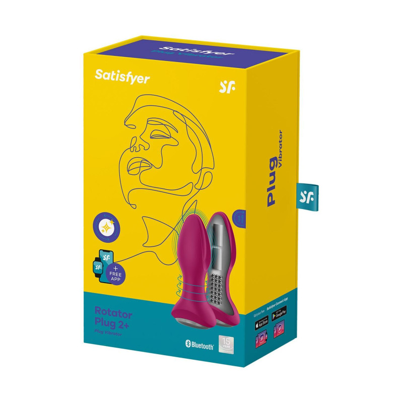 Анальна пробка Satisfyer Rotator Plug 2+ Violet