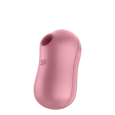 Вакуумний стимулятор Satisfyer Cotton Candy Light Red з вібрацією