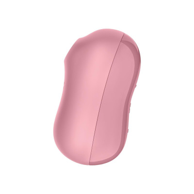 Вакуумний стимулятор Satisfyer Cotton Candy Light Red з вібрацією