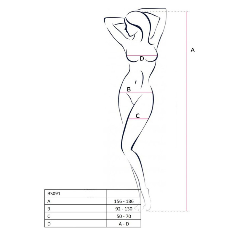 Бодістокінг Passion BS091 white