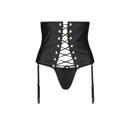 CELINE SET WITH OPEN BRA black S/M - Passion
