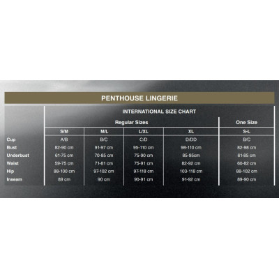 Трусики Penthouse - Classified White S/M