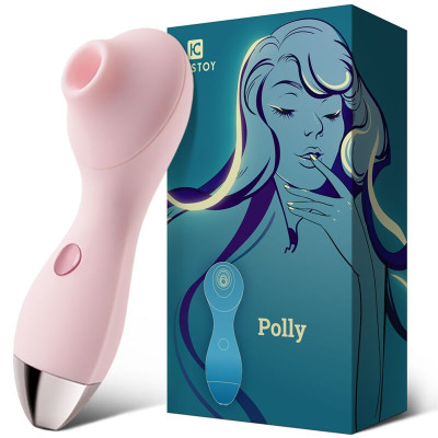 Вакуумний вібратор KISSTOY Polly Pink