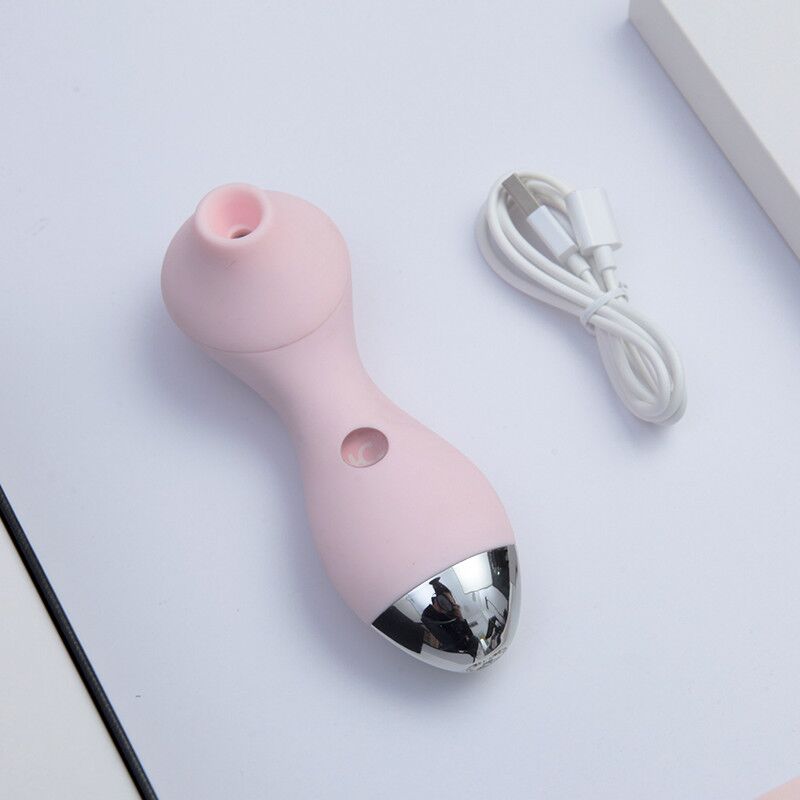 Вакуумний вібратор KISSTOY Polly Pink