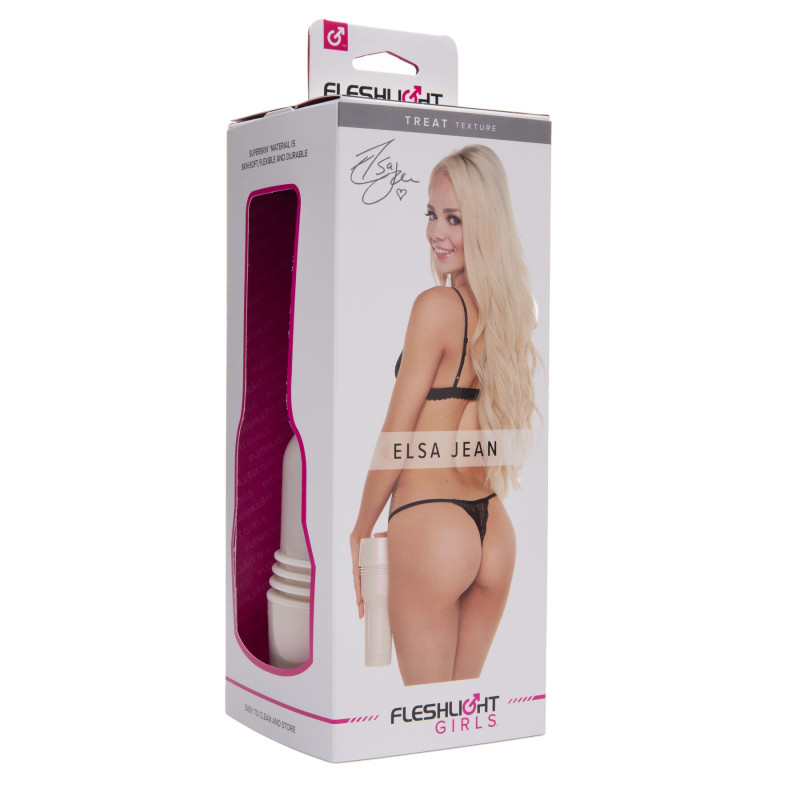 Мастурбатор Fleshlight Girls: Elsa Jean - Treat, зі зліпком ануса, дуже ніжний