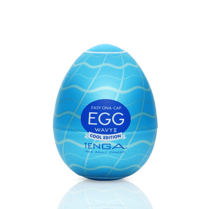 Мастурбатор яйце Tenga Egg Wavy II Cool