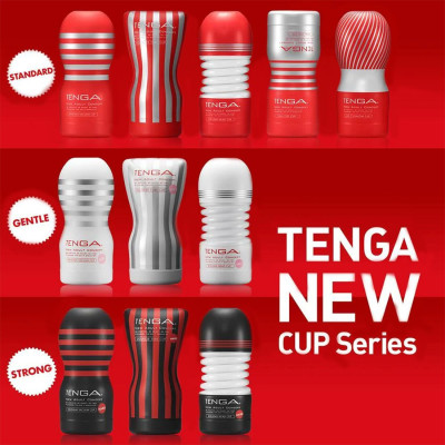 Мастурбатор Tenga US Deep Throat (Original Vacuum) Cup STRONG (глибока глотка велика), одноразовий