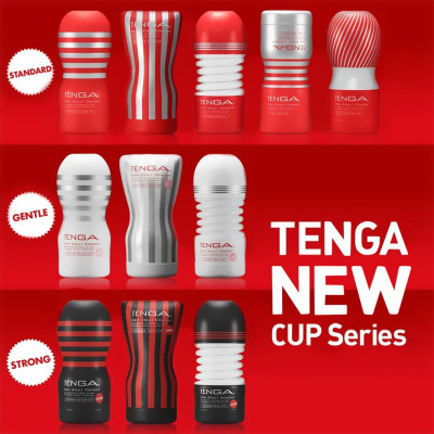 Мастурбатор Tenga US Deep Throat (Original Vacuum) Cup GENTLE (глибока глотка велика), одноразовий