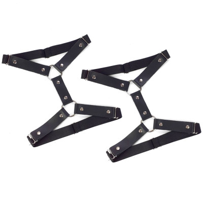 Гартери на ногу із натуральної шкіри Art of Sex - Kristina Leg Garters (2 шт)