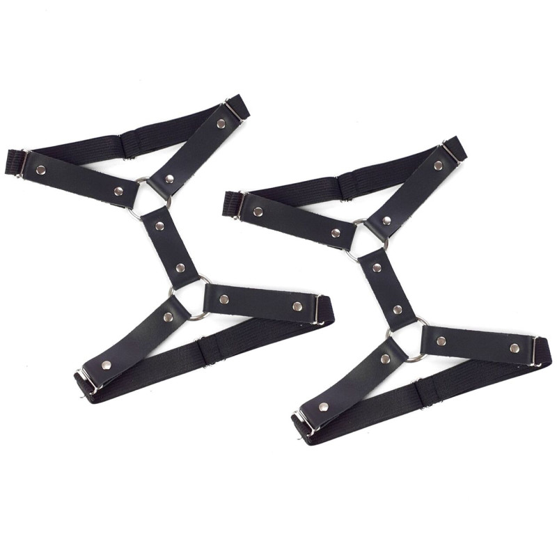 Гартери на ногу із натуральної шкіри Art of Sex - Kristina Leg Garters (2 шт)