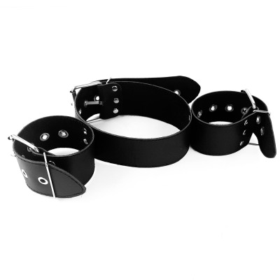 Ошийник з наручниками Art of Sex - Bondage Collar with Handcuffs