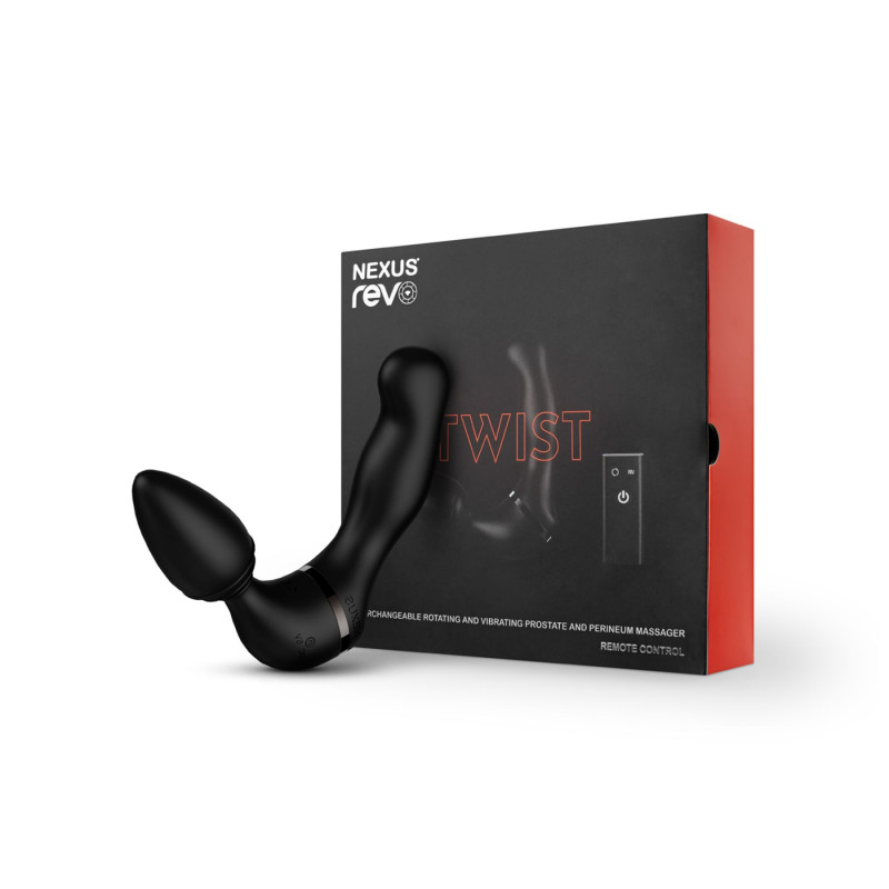 Масажер простати Nexus Revo TWIST 2 in 1 Rotating Prostate Massager and Vibrating Butt Plug