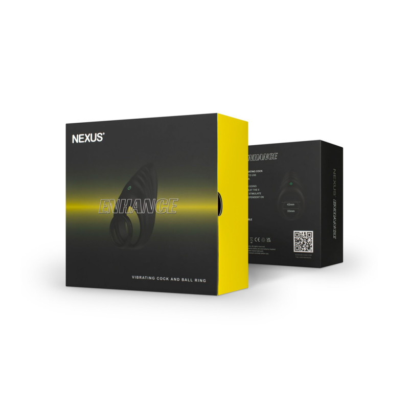 Ерекційне кільце Nexus Enhance Vibrating Cock and Ball Ring