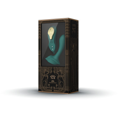 Смарт-вібратор в трусики Zalo - AYA Turquoise Green, насадка та пульт ДК
