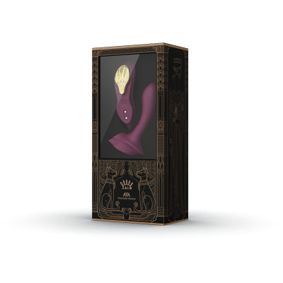 Смарт-вібратор в трусики Zalo - AYA Velvet Purple, насадка та пульт ДК