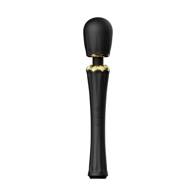 Вібромасажер із насадками Zalo - Kyro Wand Obsidian Black