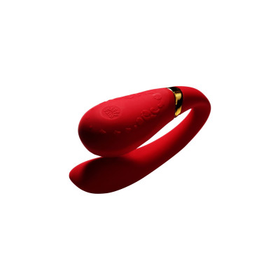 Смарт-вібратор для пар Zalo - Fanfan Bright Red Смарт-вібратор для пар Zalo - Fanfan Bright Red