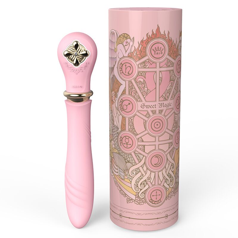 Пульсатор із підігрівом Zalo Sweet Magic - Desire Fairy Pink, турбо режим