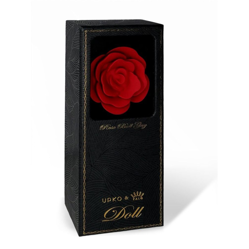 Розкішний кляп у вигляді троянди Zalo - Rose Ball Gag, подвійне використання