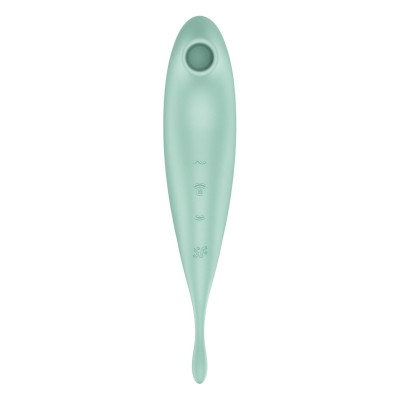 Вакуумний вібратор Satisfyer Twirling Pro+ Mint