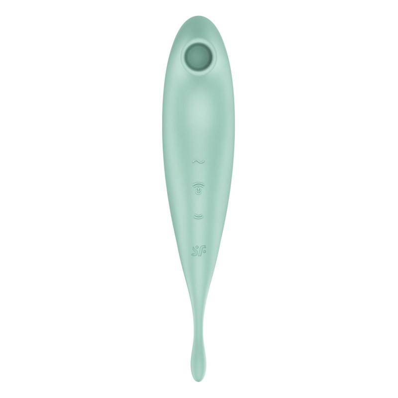 Вакуумний вібратор Satisfyer Twirling Pro+ Mint